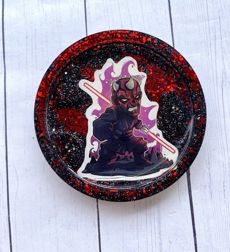 Small darth maul resin coaster - darth,